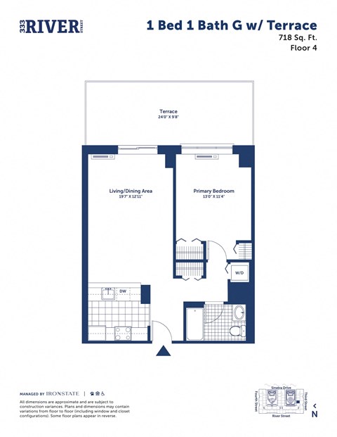 a floor plan of a 1 bed 1 bath g gvw unit